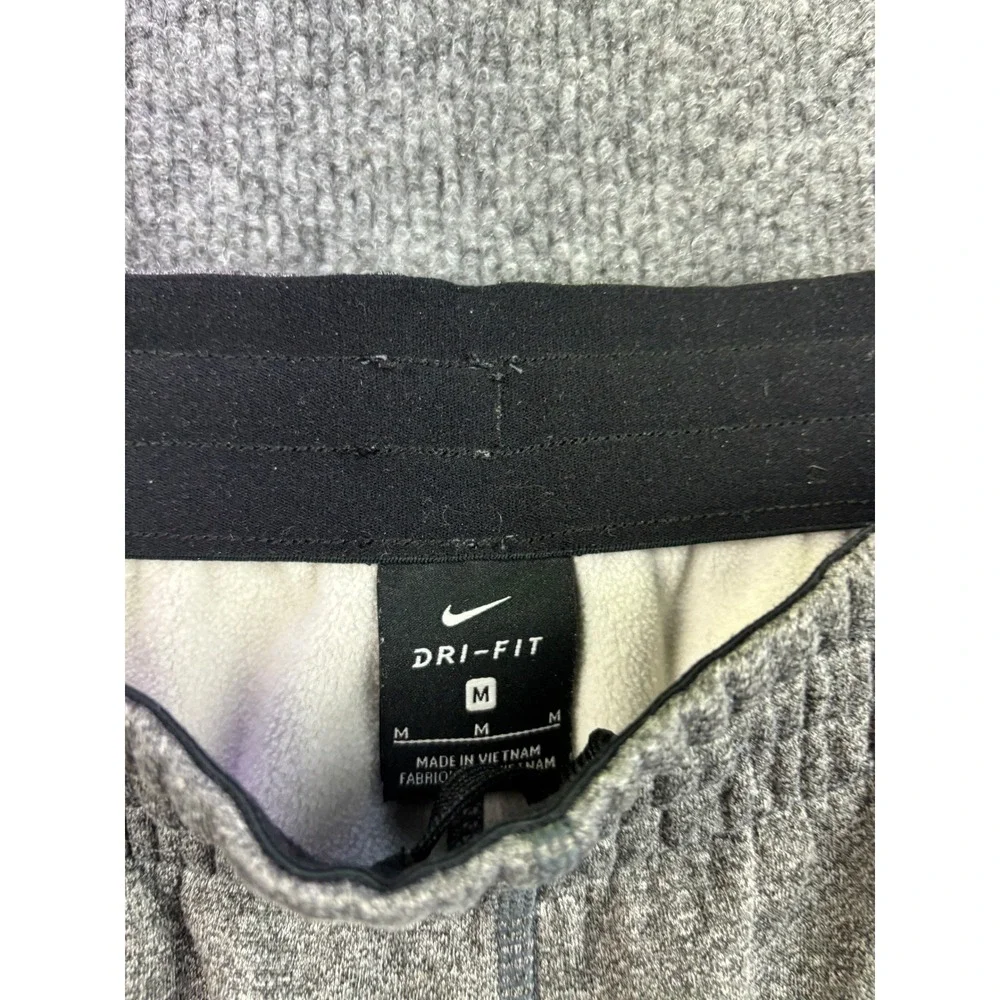 Nike Dri-FIT Training Pants Mens Medium Grey Heather Straight Leg Athleisure